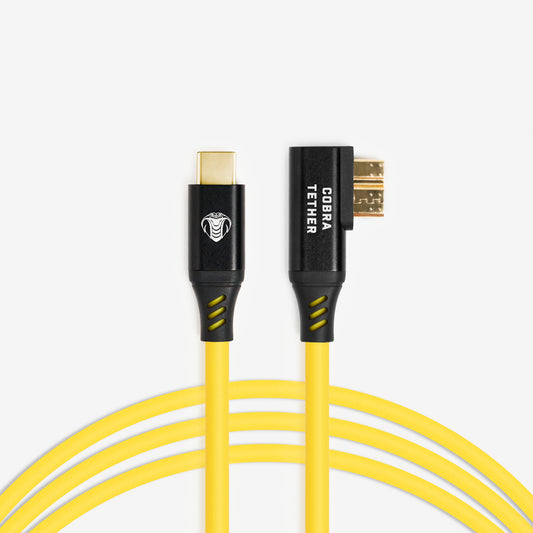 Cobra Tether Cable USB Micro-B  90° - 5M 5G